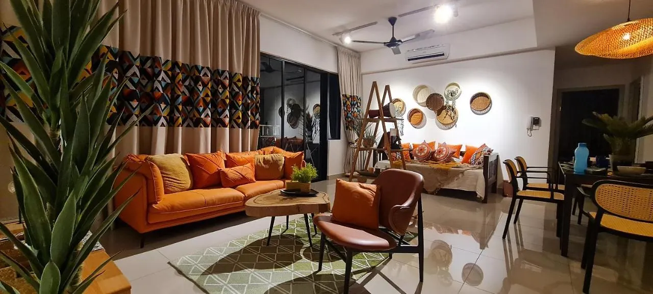 Boho Geniehome 3Br Free W-Ifi @ Utropolis Shahalam Shah Alam Apartment